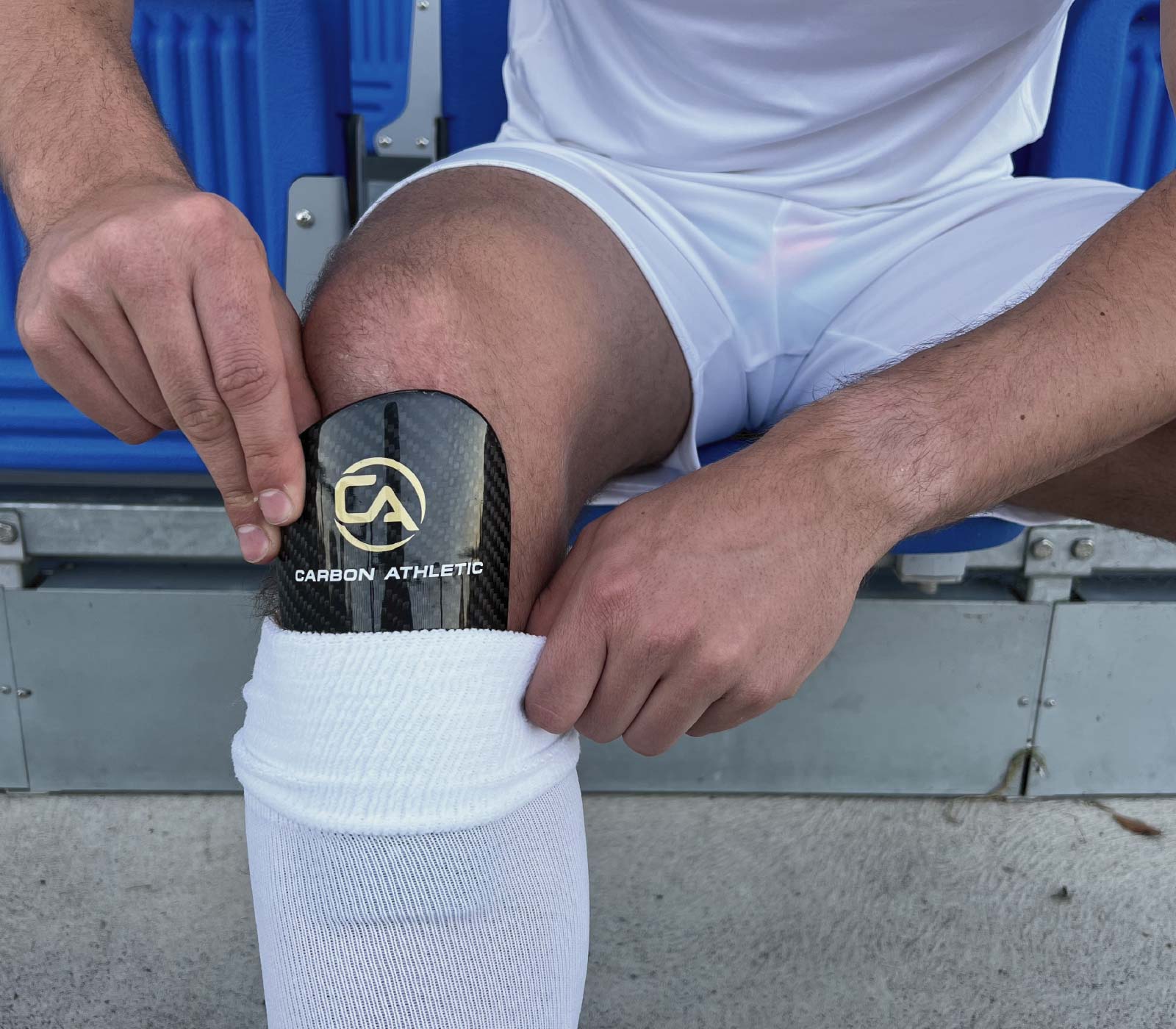 Carbon Fiber Shin Pads With Portable Carrying Case For Men Women Youths